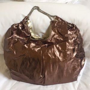Gap bronze hobo bag